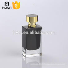 le plus populaire vernis noir bouteille de parfum en verre 100ml